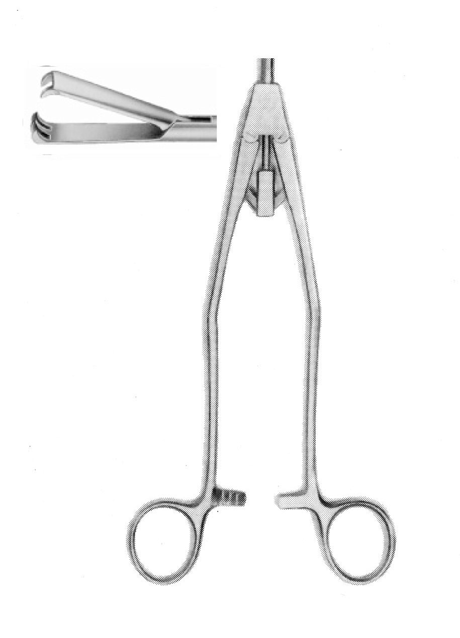 KISKAÇ AĞIZLI FORSEPS ÇAP  10 MM